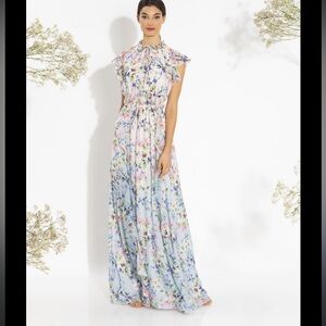 SHOSHANNA Fontaine Floral Triana Dress Maxi Flowers size 8
